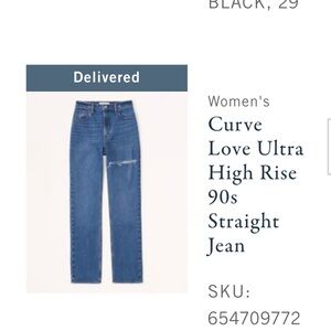 Curve Love Abercrombie and Fitch Jeans